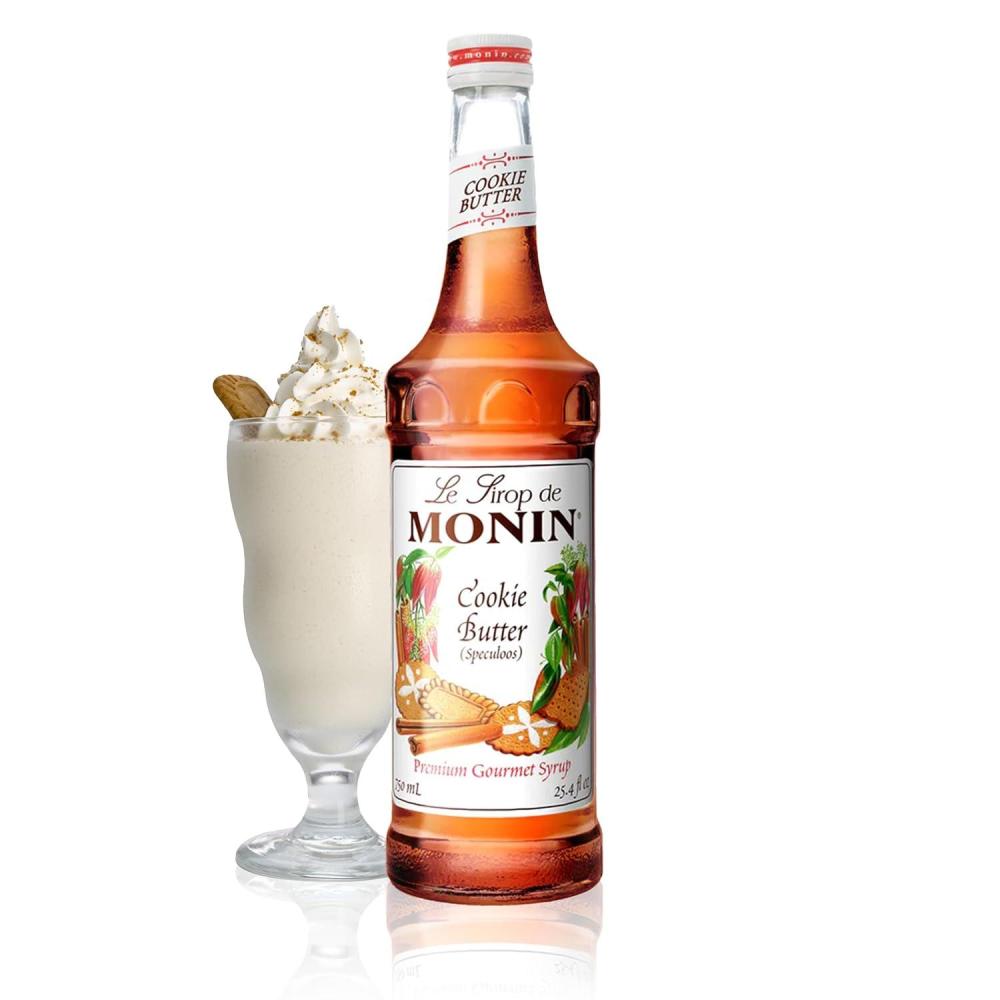 image:imageMonin Cookie Butter Syrup Great for Coffees Lattes and Mochas GlutenFree Vegan NonGMO 750 mlCookie Butter