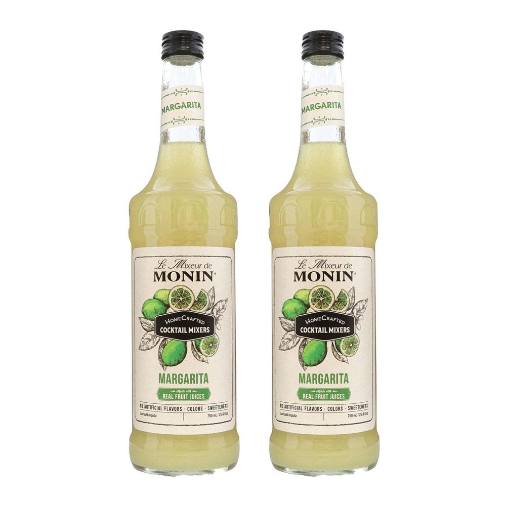 image:imageMonin HomeCrafted Cocktail Mixers ReadytoUse Drink Mix DIY Cocktail Variety Pack Made with Real Fruit Juice Just Add Alcohol Mai Tai Margarita amp Dragon Fruit Cosmo 750 ml Each 3PackMargarita