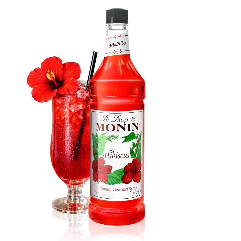 image:imageMonin Lavender Syrup Aromatic amp Floral Premium Syrup for Cocktails Lattes amp More Clean Label with No Artificial Flavors No Artificial Preservatives BPA Free Bottle 338 fl ozHibiscus