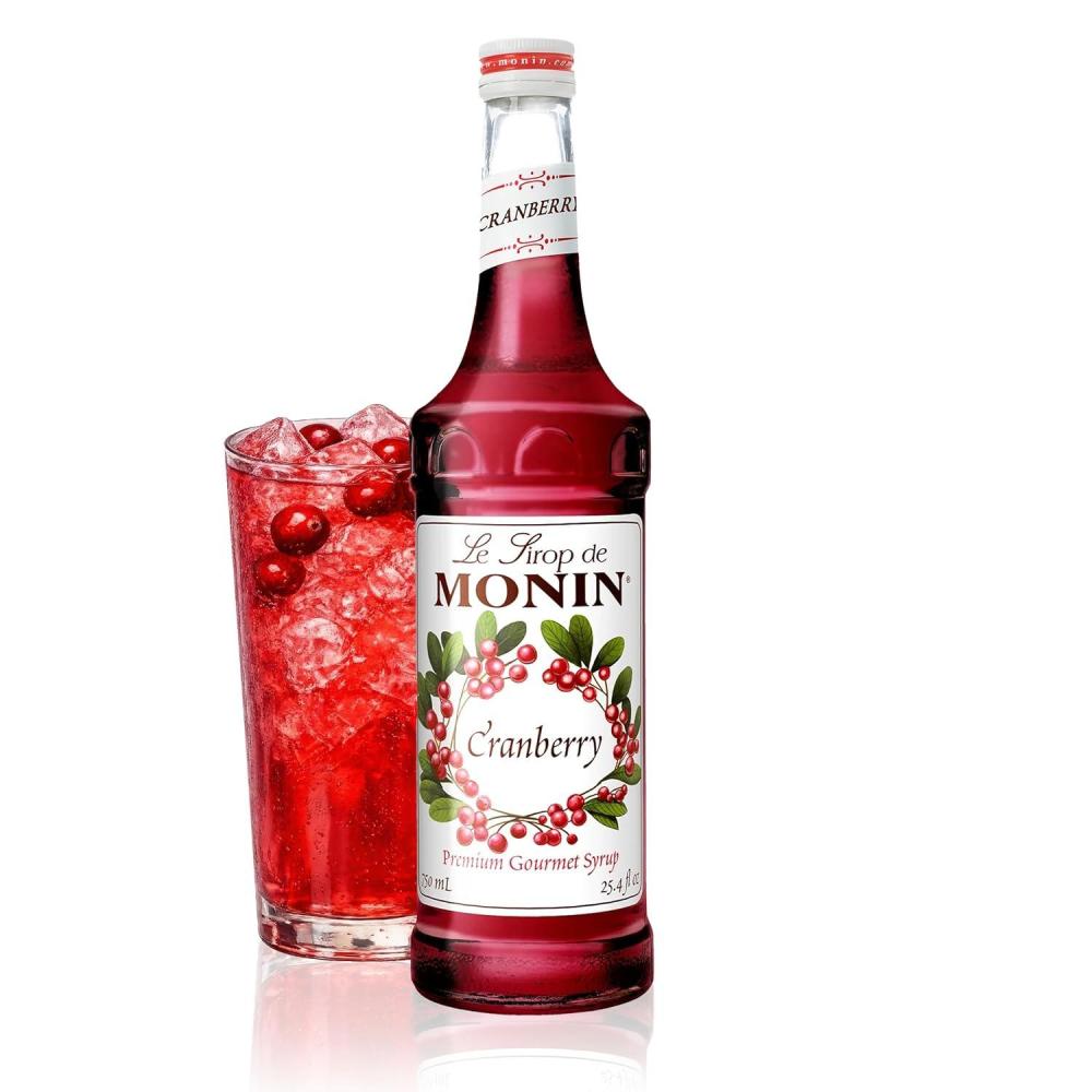 image:imageMonin Mango Syrup Tropical and Sweet Great for Cocktails Sodas and Lemonades GlutenFree NonGMO 750 mlCranberry
