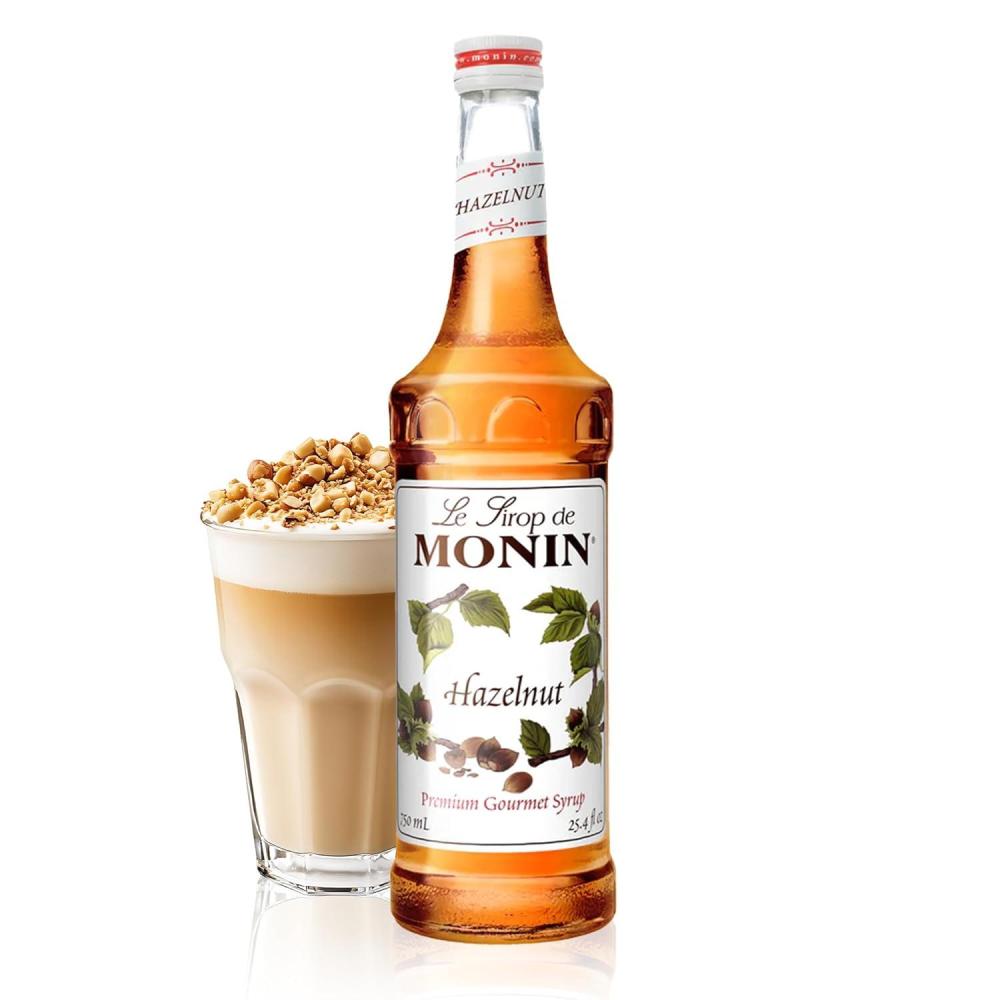 image:imageMonin Pure Cane Syrup Pure and Sweet Great for Coffee Tea and Specialty Cocktails GlutenFree NonGMO 750 mlHazelnut