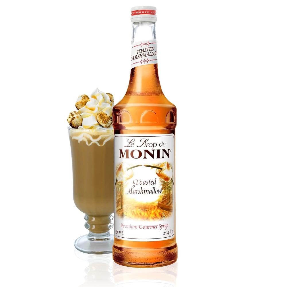 image:imageMonin Pure Cane Syrup Pure and Sweet Great for Coffee Tea and Specialty Cocktails GlutenFree NonGMO 750 mlToasted Marshmallow