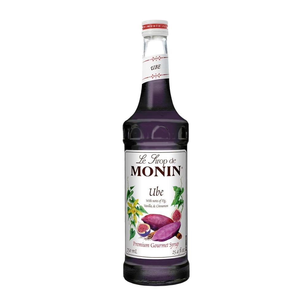 image:imageMonin Rose Syrup Elegant and Subtle Great for Cocktails Mocktails and Soda GlutenFree NonGMO 750 mlUbe Blend