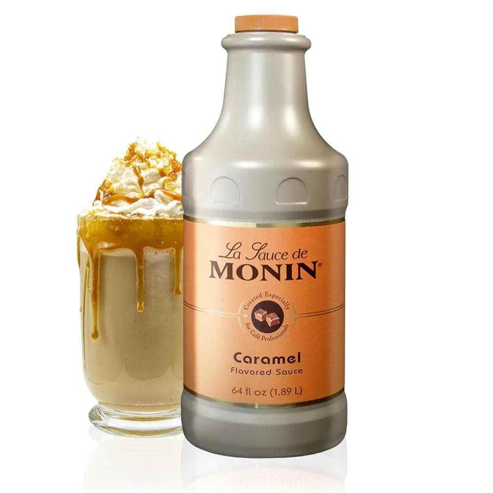 image:imageMonin Sea Salt Caramel Toffee Rich amp Buttery Flavor with Creamy Caramel Notes Great for Coffee Milkshakes amp Dessert Cocktails 64 ozCaramel