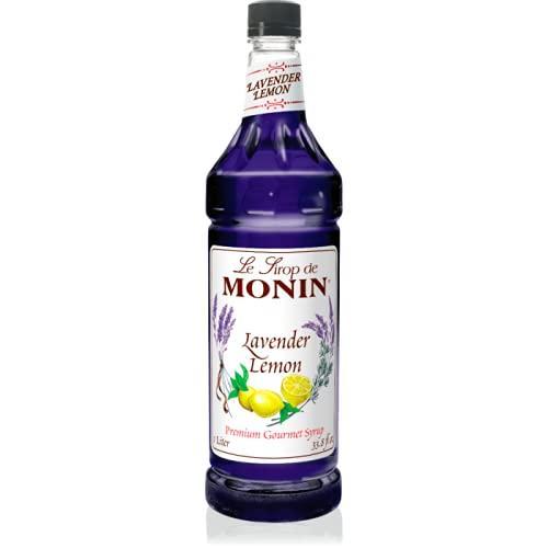 image:imageMonin Strawberry Syrup Mild and Sweet Great for Cocktails and Teas GlutenFree NonGMO 1 LiterLavender Lemon