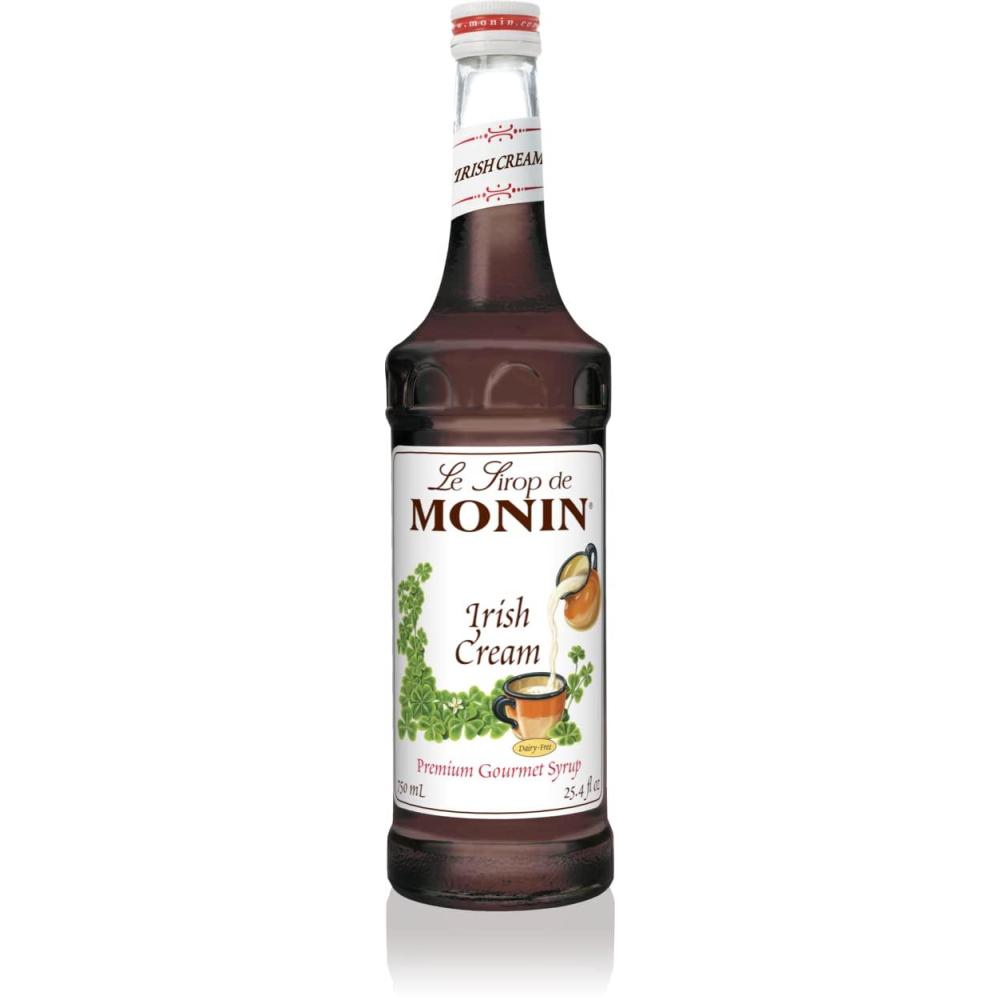 image:imageMonin Sugar Free Blue Raspberry Syrup Premium CalorieFree Syrup Perfectly Sweet amp Tart for Slushes Cocktails Mocktails amp Snow Cones BPAFree Plastic Bottle 338 fl ozIrish Cream