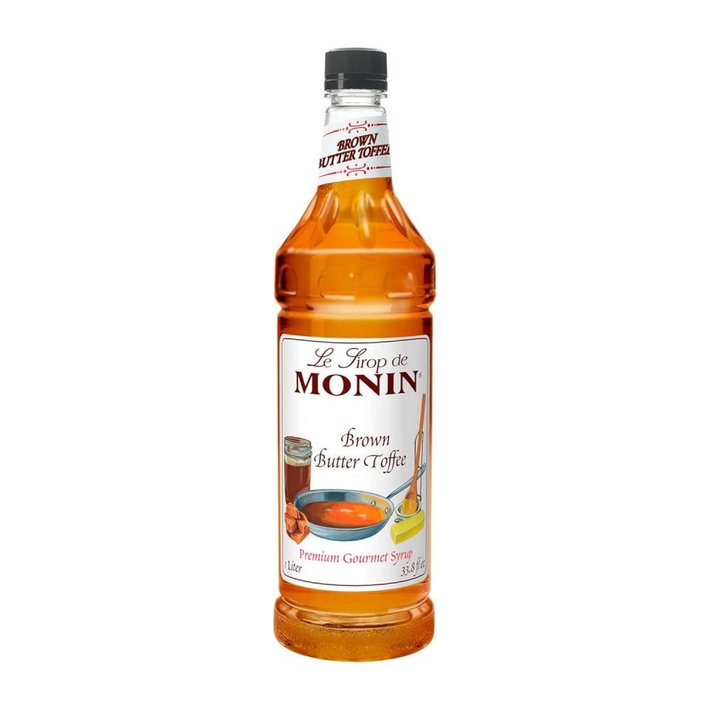 image:imageMonin  Toasted Marshmallow Syrup Marshmallow amp Caramel Flavor Great for Cocoas Lattes amp Shakes NonGMO GlutenFree 1 LiterBrown Butter Toffee