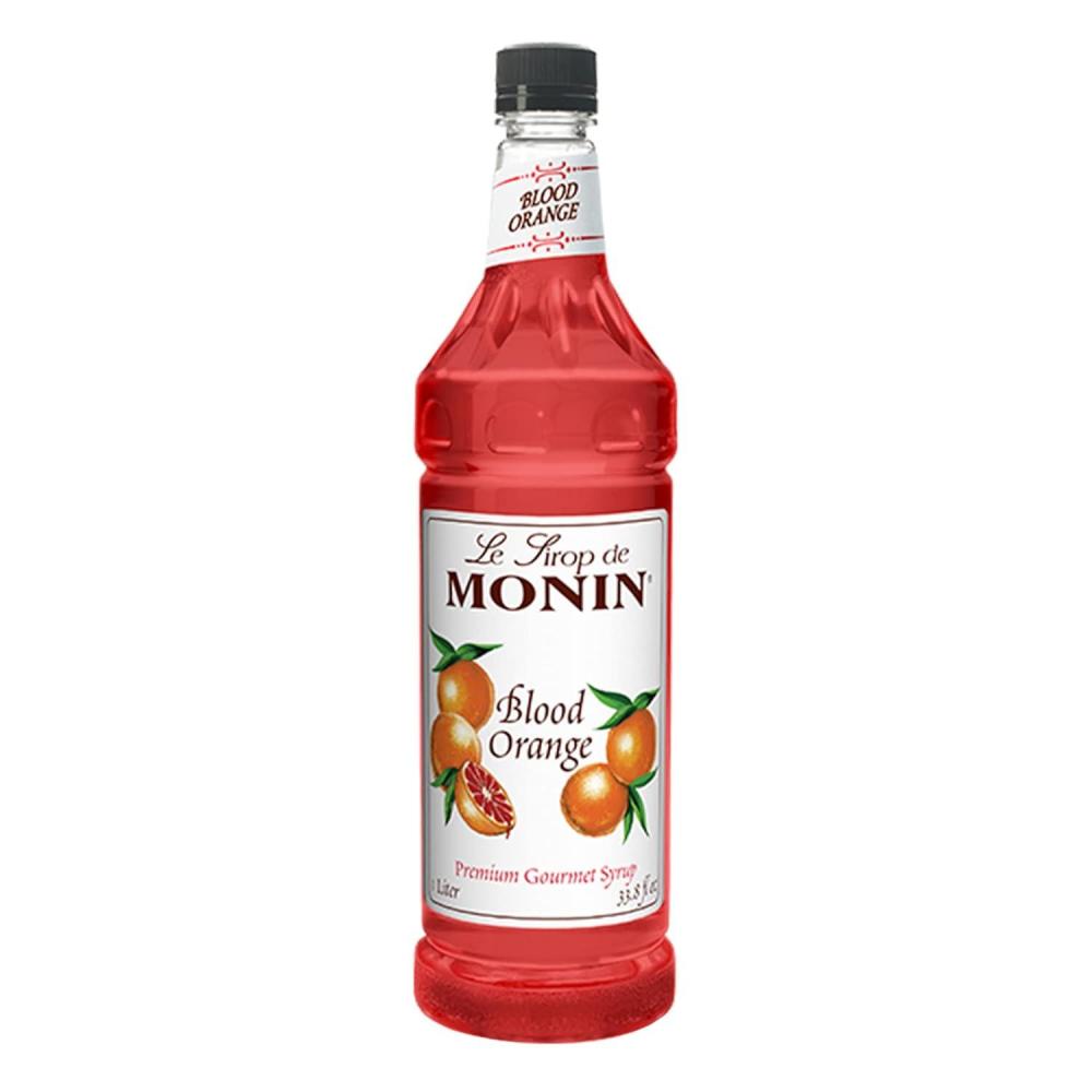 image:imageMonin  White Peach Syrup Juicy Ripe Peach Flavor Perfect for Cocktails Mocktails Iced Teas amp Smoothies GlutenFree NonGMO 1 LiterBlood Orange