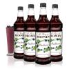 image:imageMonin  Blackberry Syrup Soft and Succulent Great for Cocktails Lemonades and Sodas GlutenFree NonGMO 1 Liter 4PackBlackberry