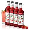 image:imageMonin  Caramel Syrup Rich and Buttery Great for Desserts Coffee and Cocktails GlutenFree NonGMO 1 Liter 4PackStrawberry
