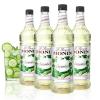 image:imageMonin  Cucumber Syrup Refreshing Sweetness Natural Flavors Great for Mocktails Cocktails Lemonades Teas and Sodas NonGMO GlutenFree 1 Liter 4Pack