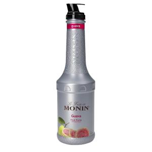 Monin – Blood Orange Purée, Tart, Juicy Citrus Taste, Great for Lemonades, Cocktails, and Culinary Creations, Vegan, Gluten-Free (1 Liter)(Guava Purée)