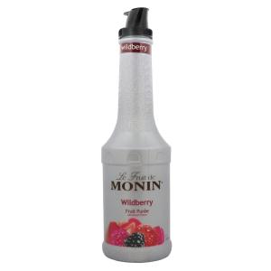 Monin – Blood Orange Purée, Tart, Juicy Citrus Taste, Great for Lemonades, Cocktails, and Culinary Creations, Vegan, Gluten-Free (1 Liter)(Wildberry Purée)
