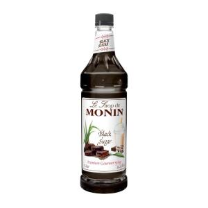 Monin – Blueberry Syrup, Mildly Sweet & Tart Blueberry Flavor, Great for Teas, Lemonades, Smoothies, & Cocktails, Gluten-Free, Non-GMO (1 Liter)(Black Sugar)