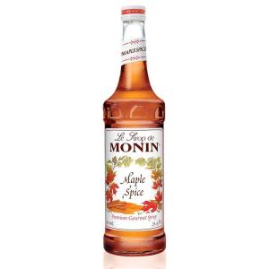 Monin – Caramel Apple Butter Syrup, Buttery Caramel and Cooked Apple Flavor, Natural Flavors, Great for Hot Lattes, Ciders, and Seasonal Cocktails, Non-GMO, Gluten-Free (750 ml)(Maple Spice)