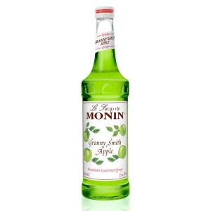 Monin – Coconut Syrup, Creamy Tropical Flavored Syrup, Coffee Syrup, Natural Flavor Drink Mix, Simple Syrup for Coffee, Lemonade, Cocktails, & More, Gluten-Free, Non-GMO, Clean Label (750 ml)(Granny Smith Apple)