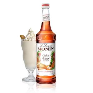 Monin – Cookie Butter Syrup, Great for Coffees, Lattes, and Mochas, Gluten-Free, Vegan, Non-GMO (750 ml)(Cookie Butter)