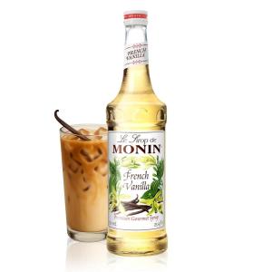 Monin – French Vanilla Syrup, Versatile Flavor, Natural Flavors, Great for Coffees, Cocktails, Shakes, and Kids Drinks, Non-GMO, Gluten-Free (750 ml)