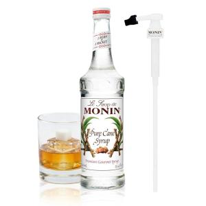Monin – French Vanilla Syrup with Monin BPA Free Pump, Boxed, Versatile Flavor, Natural Flavors, Great for Coffees, Cocktails, Shakes, and Kids Drinks, Non-GMO, Gluten-Free (1 Liter)(Pure Cane)