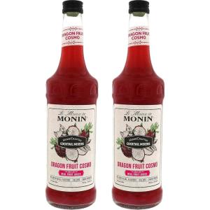 Monin – HomeCrafted Cocktail Mixers, Ready-to-Use Drink Mix, DIY Cocktail Variety Pack, Made with Real Fruit Juice, Just Add Alcohol (Mai Tai, Margarita, & Dragon Fruit Cosmo, 750 ml Each, 3-Pack)(Dragon Fruit Cosmo)