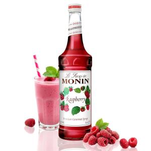 Monin – Mango Syrup, Tropical and Sweet, Great for Cocktails, Sodas, and Lemonades, Gluten-Free, Non-GMO (750 ml)(Raspberry)