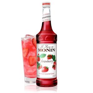 Monin – Mango Syrup, Tropical and Sweet, Great for Cocktails, Sodas, and Lemonades, Gluten-Free, Non-GMO (750 ml)(Strawberry)