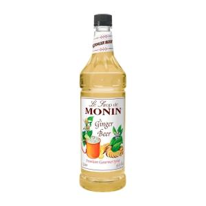 Monin – Peppermint Syrup, Cool Tingle of Candy Cane, Natural Flavors, Great for Cocoas, Mochas, Smoothies, and Sodas, Non-GMO, Gluten-Free (1 Liter)(Ginger Beer Ale)