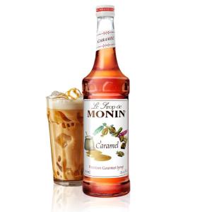 Monin – Pure Cane Syrup, Pure and Sweet, Great for Coffee, Tea, and Specialty Cocktails, Gluten-Free, Non-GMO (750 ml)(Caramel)