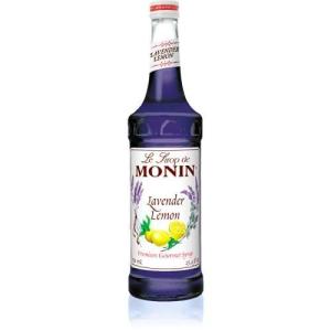 Monin – Pure Cane Syrup, Pure and Sweet, Great for Coffee, Tea, and Specialty Cocktails, Gluten-Free, Non-GMO (750 ml)(Lavender Lemon)