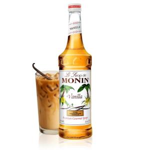 Monin – Pure Cane Syrup, Pure and Sweet, Great for Coffee, Tea, and Specialty Cocktails, Gluten-Free, Non-GMO (750 ml)(Vanilla)