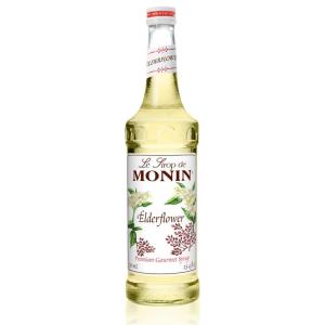 Monin – Rose Syrup, Elegant and Subtle, Great for Cocktails, Mocktails, and Soda, Gluten-Free, Non-GMO (750 ml)(Elderflower)