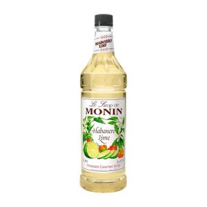 Monin – Strawberry Syrup, Mild and Sweet, Great for Cocktails and Teas, Gluten-Free, Non-GMO (1 Liter)(Habanero Lime)