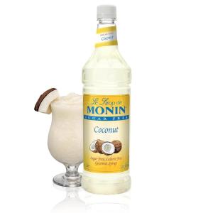 Monin – Sugar Free Blue Raspberry Syrup | Premium Calorie-Free Syrup | Perfectly Sweet & Tart for Slushes, Cocktails, Mocktails & Snow Cones (BPA-Free Plastic Bottle, 33.8 fl oz)(Sugar Free Coconut)