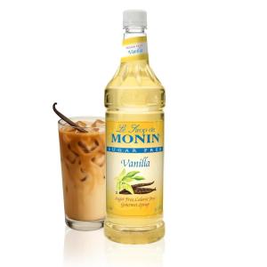 Monin – Sugar Free Blue Raspberry Syrup | Premium Calorie-Free Syrup | Perfectly Sweet & Tart for Slushes, Cocktails, Mocktails & Snow Cones (BPA-Free Plastic Bottle, 33.8 fl oz)(Sugar Free Vanilla)