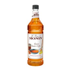 Monin – Toffee Nut Syrup, Bold and Buttery, Great for Coffee and Desserts, Gluten-Free, Non-GMO (1 Liter)(Brown Butter Toffee)