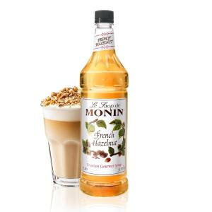 Monin – Toffee Nut Syrup, Bold and Buttery, Great for Coffee and Desserts, Gluten-Free, Non-GMO (1 Liter)(French Hazelnut)