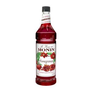 Monin – White Peach Syrup, Juicy Ripe Peach Flavor, Perfect for Cocktails, Mocktails, Iced Teas, & Smoothies, Gluten-Free, Non-GMO (1 Liter)(Pomegranate)
