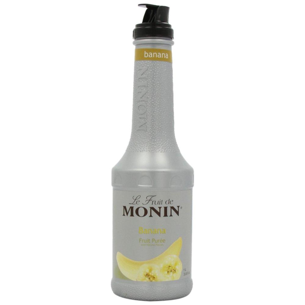 image:imageMonin Banana Fruit Pure 48Ounce Packages Pack of 4